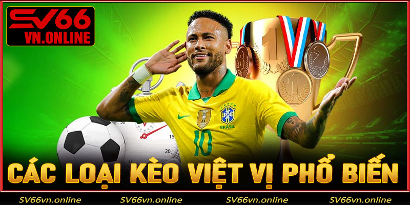 Các loại kèo việt vị phổ biến