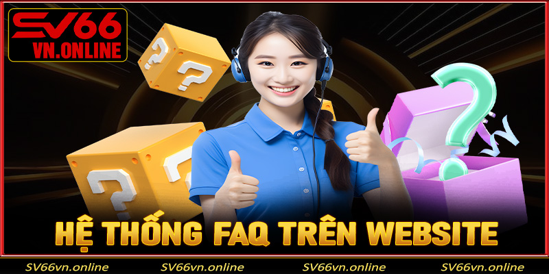 Hệ thống FAQ trên website
