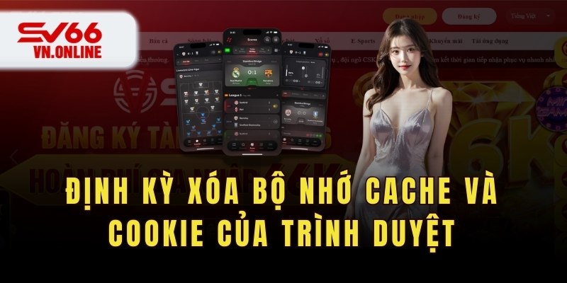 Định kỳ xóa bộ nhớ cache và cookie của trình duyệt mà bạn sử dụng để login